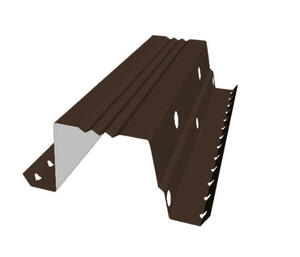 Вентилируемый прогон опорный фальц PE RAL 8017 Grand Line