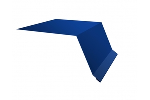 Планка капельника 100*55 0,5 Satin с пленкой RAL 5005 сигнальный синий Grand Line