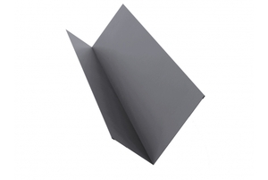 Планка примыкания 90х140 0,5 Satin с пленкой RAL 7004 сигнальный серый Grand Line