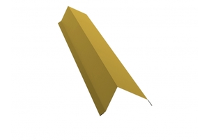 Планка торцевая 80*100 0,45 РЕ с пленкой RAL 1018 цинково-желтый  Grand Line