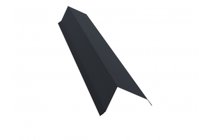 Планка торцевая 80*100 0,45 Drap RAL 7024 Мокрый асфальт Grand Line