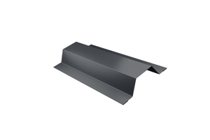 Планка опорная фальц 0,45 PE RAL 7024 мокрый асфальт (0.43 м) Grand Line