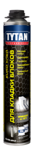 TYTAN Professional EURO клей для кладки газобетона и керамических блоков 870мл 