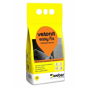 VETONIT Easy Fix клей цементный д/внутренних и наружных работ, 5кг