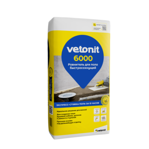 Vetonit®  6000 ровнитель для пола, 25 кг  
