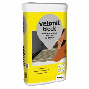 VETONIT Block клей для блоков и кирпича, 25 кг