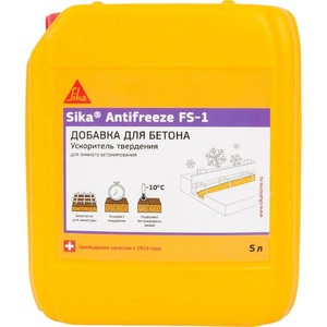 Добавка в бетон Sika Antifreeze FS-1  RU канистра 5л 