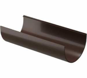 Желоб водосточный 120 мм*3м Темно-коричневый DOCKE STANDART