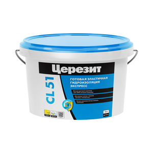 Церезит CL 51 эластичная полимерная гидроизоляция (15 кг) 