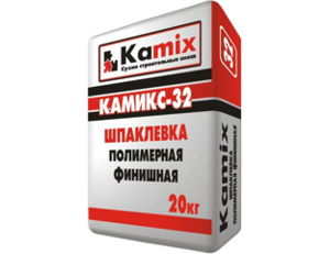 Шпаклевка КАМИКС-32  полимерная (белая) (20кг)