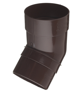 Колено трубы 45 кофе VINYLON