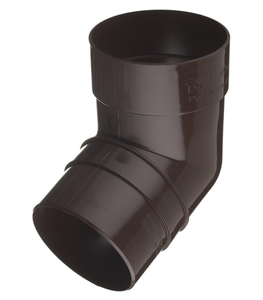 Колено трубы 67 кофе VINYLON
