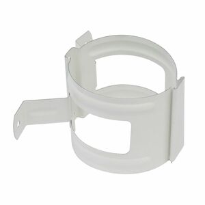 Держатель трубы D90 (на дерево) GS  RAL9010 (чистый белый)