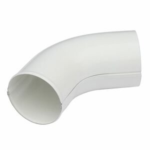 Колено сливное GrandSystem D90 (60гр), RAL9010 (чистый белый)