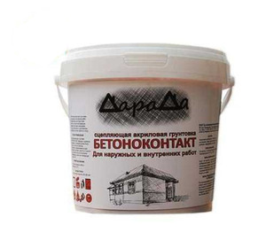 Грунтовка д/наруж.и вн.работ бетоконтакт ДАРАДА 14кг