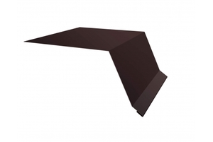 Планка капельник 100х55 0,5 Satin Мatt RAL 8017 шоколад Grand Line