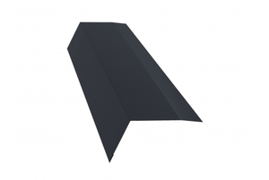 Планка карнизная 100х65 0,5 PurLite Мatt RAL 7024 мокрый асфальт Grand Line