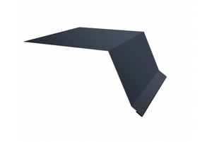 Планка капельник100х55 0,5 Satin с пленкой RAL 7024 мокрый асфальт Grand Line