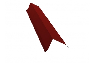 Планка торцевая 80*100 0,45 РЕ с пленкой RAL 3011 коричнево-красный