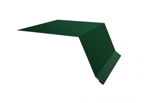 Планка капельник 100х55 0,45 PE с пленкой RAL 6005 зеленый мох Grand Line