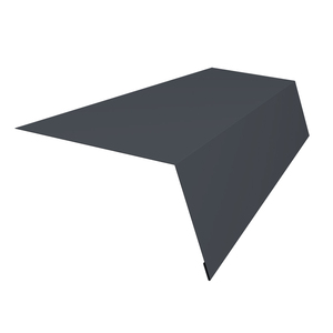 Карнизная планка для фальцевой кровли Ral 7024 Viking (2м)