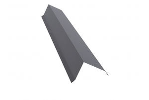 Планка торцевая 80*100 0,4 PE с пленкой RAL7004 Grand Line