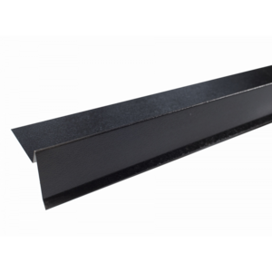 Планка торцевая РуфЛайн 85*25*125*15-2м п/э в пленке 0,45мм RAL9005