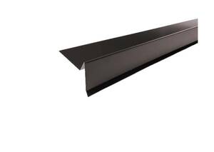 Планка торцевая РуфЛайн полиэстер RAL 7024 (85х25х125х15мм, L=2,0м) в пленке