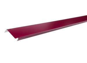 Планка примыкания РуфЛайн полиэстер RAL 3009 (20х45х15х10мм, L=2,0м) в пленке