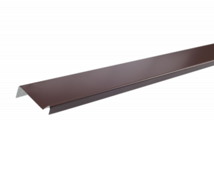 Планка примыкания полиэстер RAL 8017 коричневая (20*45*15*10) ТЕХНОНИКОЛЬ 