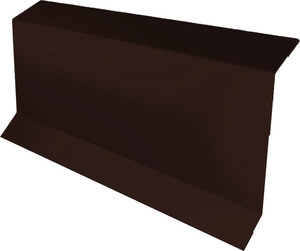 Планка примыкания со штробой 15*100*150*10 Ral 8017 (2м) Grand Line