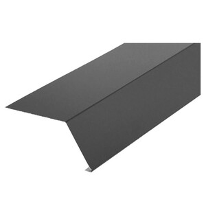 Планка карнизная РуфЛайн полиэстер RAL 7024 (95х50х10мм, L=2,0м) в пленке