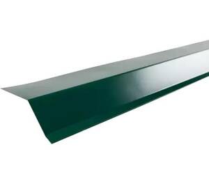 Планка карнизная РуфЛайн полиэстер RAL 6005 (95х50х10мм, L=2,0м) в пленке