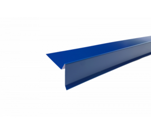 Планка торцевая полиэстер RAL 5005 синяя (75*25*65*5 мм) ТЕХНОНИКОЛЬ 