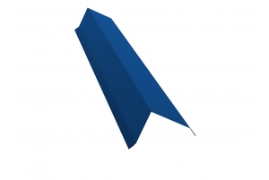 Планка торцевая 80*100 0,4 РЕ с пленкой RAL 5005 Сигнальный синий, Grand Line