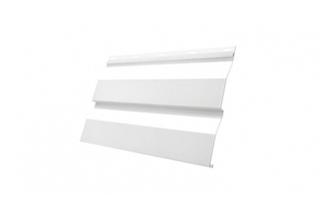 Сайдинг Корабельная доска 0,265 0,45 PE RAL 9003 Сигнальный белый Grand Line