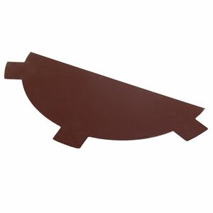 Заглушка конька кругл простая (ПРМ-03-8017 Коричневый шоколад 0.5) МЕТАЛЛ ПРОФИЛЬ 