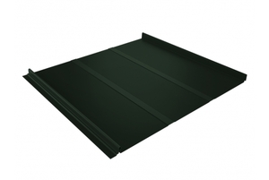 Кликфальц 0,5 Velur с пленкой на замках RAL 6020 хромовая зелень Grand Line