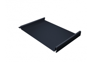 Кликфальц 0,45 РЕ с пленкой на замках RAL 7024 мокрый асфальт Grand Line