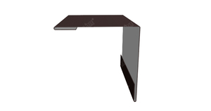 Угол внешний 70*70 0,45 РЕ с пленкой RAL8017 шоколад Grand Line