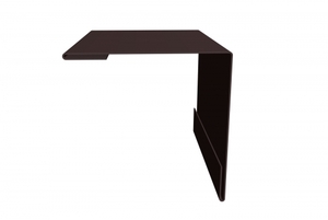 Угол внешний 110х110 0,45 PE с пленкой RAL 8017 шоколад