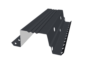 Вентилируемый прогон опорный фальц PRO 0,45 PE RAL 7024 мокрый асфальт (0,43 м)