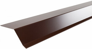 Планка карнизная 10*15*50*100  RAL 8017