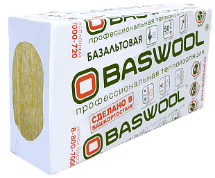 BASWOOL ФАСАД 120 1200*600*100 мм (3 плит/0,216 м3)