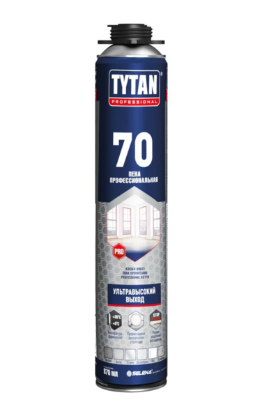 Пена профессиональная зимняя TYTAN Professional 70 870 мл