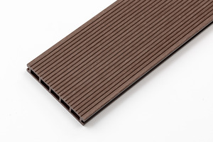 Террасная доска МПК "Верста" 150х24  полнотелая Вельвет  цвет Шоколад