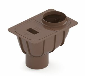 Ливнеприемник Bryza 110 мм, коричневый
