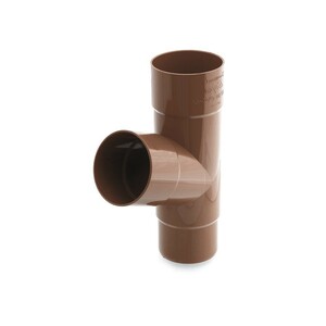 Тройник Bryza 110/110/110 мм, коричневый