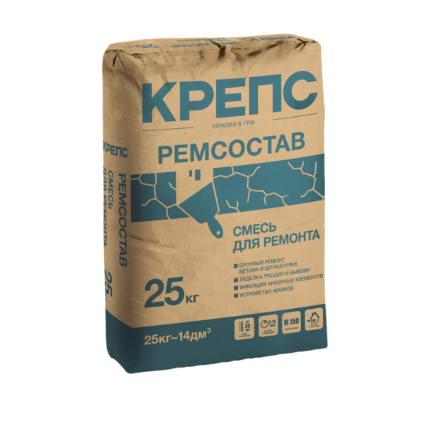 Смесь цементная Крепс РЕМСОСТАВ (25 кг)