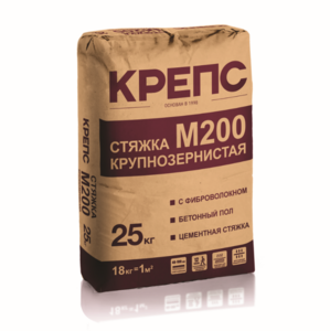 Ровнитель цементный Крепс М 200 финишный, 25кг 